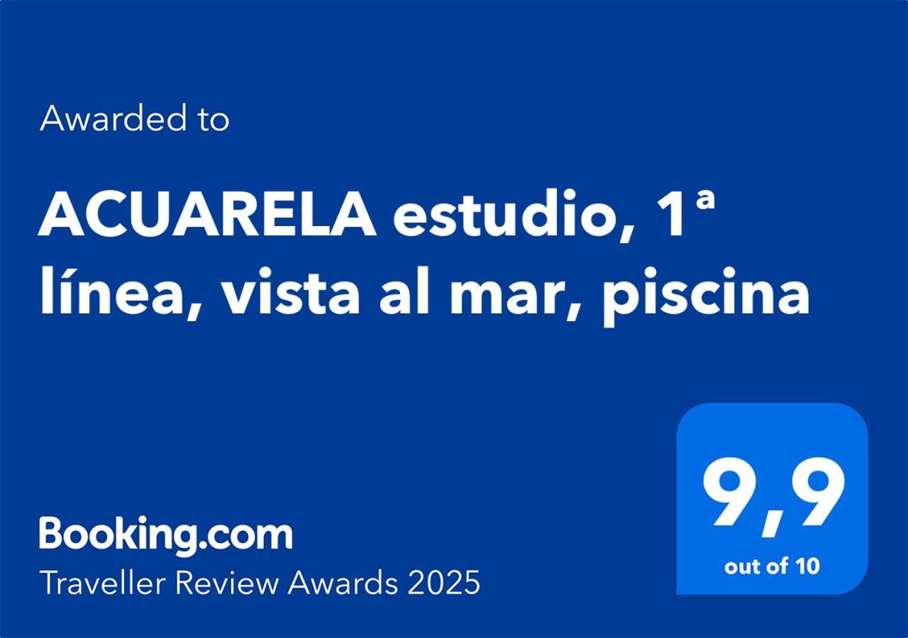 Acuarela Estudio, 1ª Linea, Vista Al Mar, Piscina Calpe Zewnętrze zdjęcie